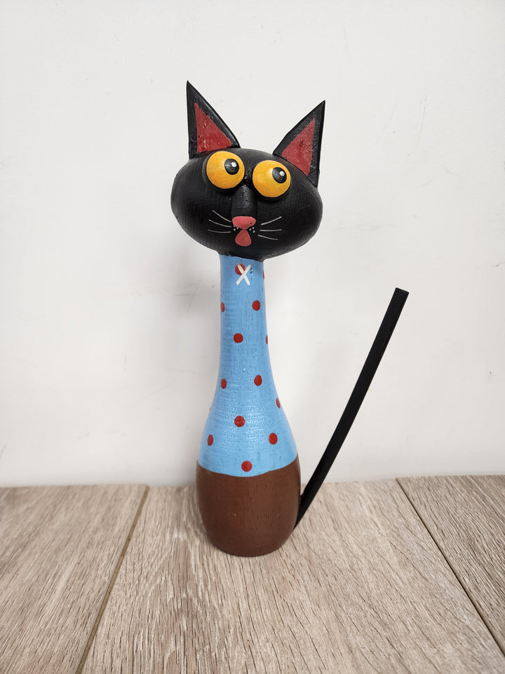 Polka Dot Bottle Cat