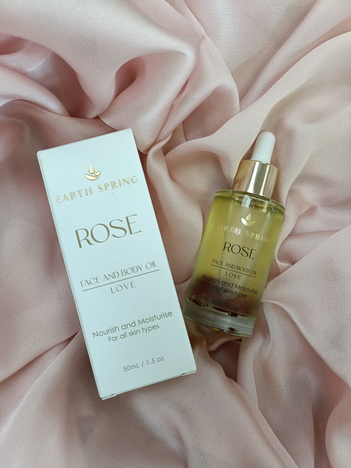 Earth Spring Face and Body Oil - Rose