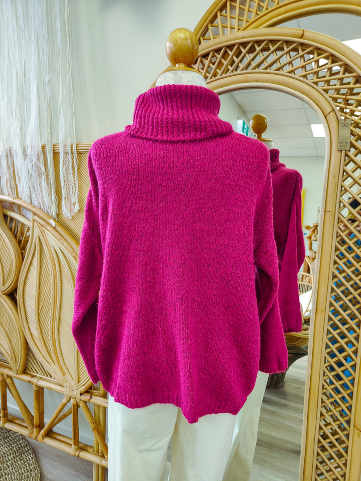 Cecilia Roll Neck Top - Last One